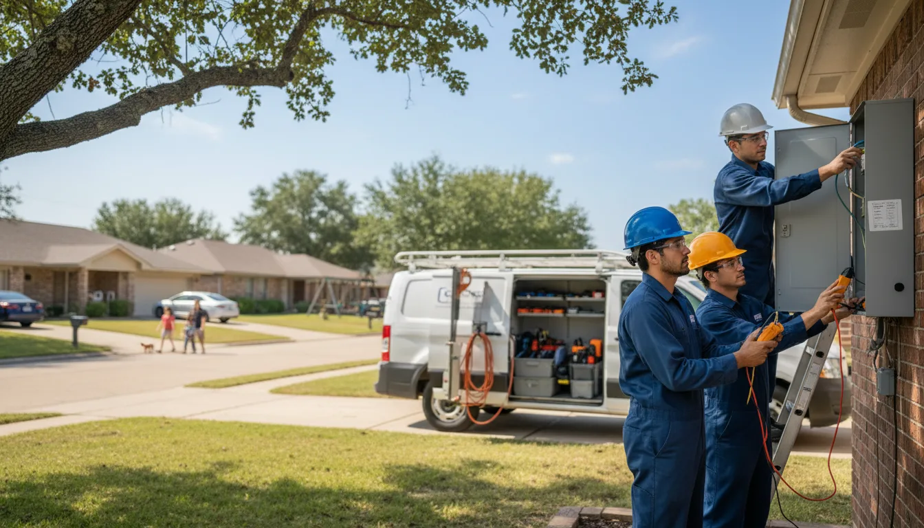 Certified electrician providing emergency electrical services in State Center, IA